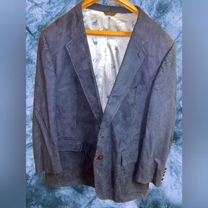Cricketeer Vintage Dillard’s Men’s Suit Suede Jacket. Size 48R
